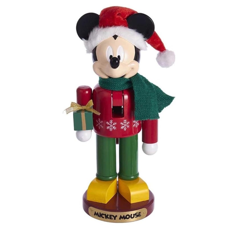 Kurt S. Adler Kurt Adler DN6171L 10" Mickey Mouse Nutcracker - Image 1